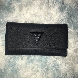 Women’s black Guess wallet